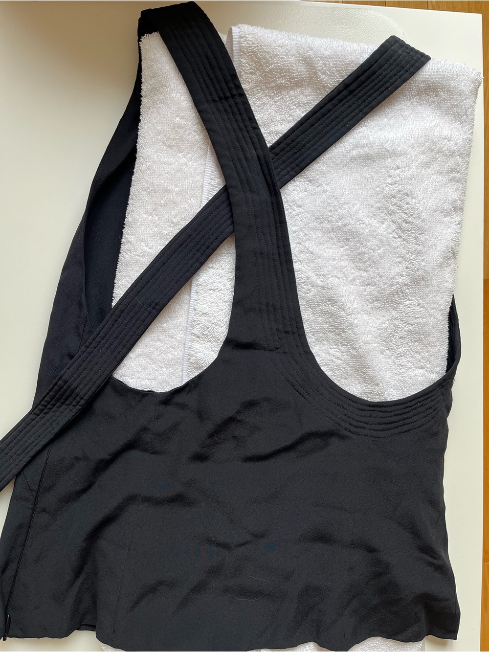 BYBLOS Black Silk Top